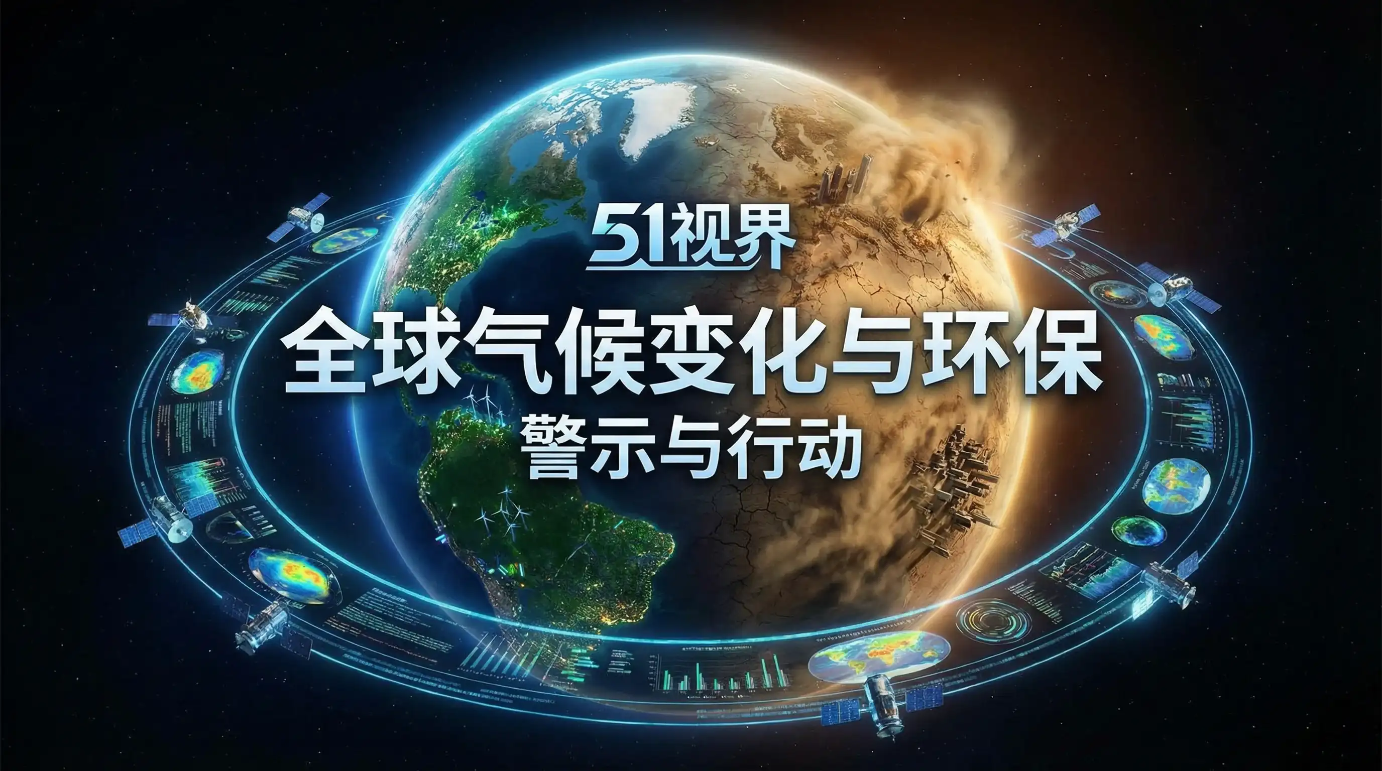 全球气候变化与环保专题 - 打扑克流出来白色的液体 环境关注